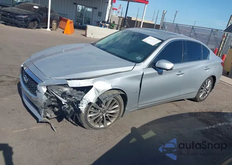 2018 Infiniti Q50 3.0T Luxe from USA, damaged, VIN JN1EV7AP7JM358933